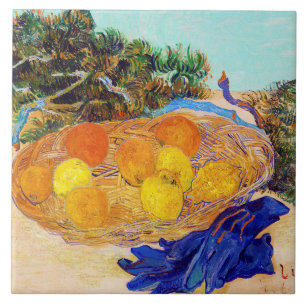Carreau Oranges et citrons avec gants bleus, Van Gogh
