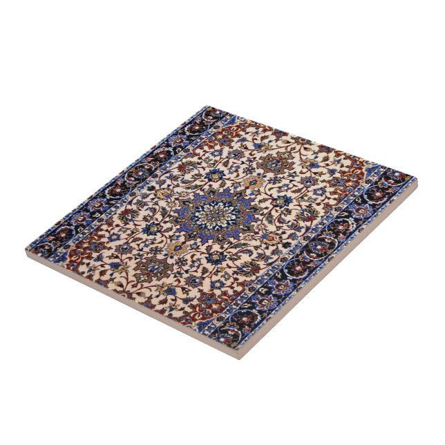 Carreau Oriental Antique Kilim Rug (Côté)
