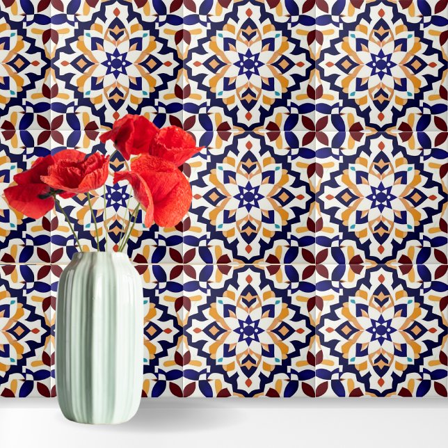 Carreau Oriental Traditionnel Méditerranéen Sans Mer (Créateur téléchargé)