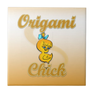 Carreau Origami chick
