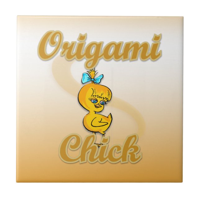 Carreau Origami chick (Devant)