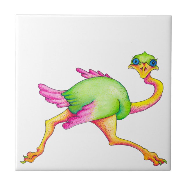 Carreau Ostrich rare (Devant)