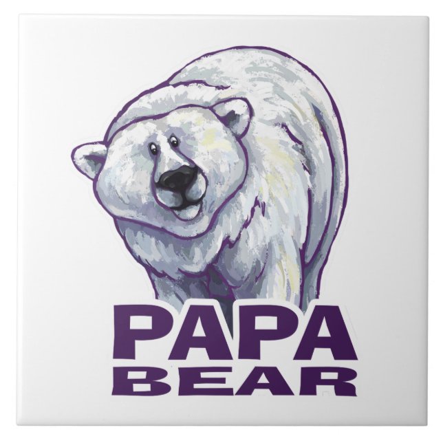 Carreau Ours blanc de papa (Devant)
