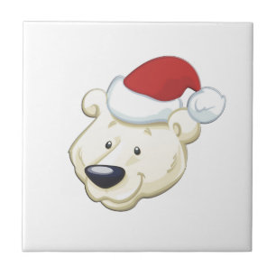 Carreau Ours polaire de Noël