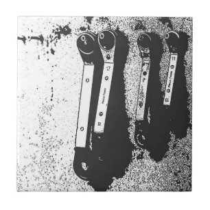 Carreau Outils Spanners Sentiment industriel mécanique