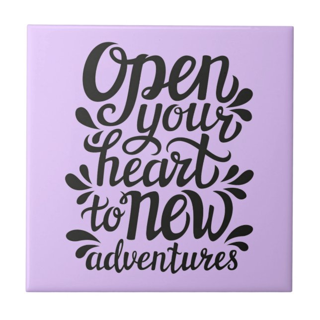 Carreau Ouvrez votre coeur à de nouvelles aventures (Devant)