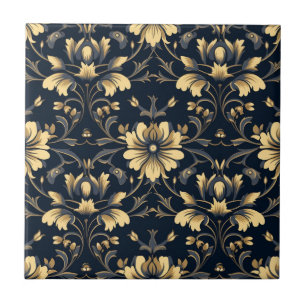 Carreau Owen Jones Inspiré Art Nouveau Motif Floral