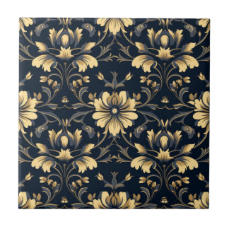 Carreau Owen Jones Inspiré Art Nouveau Motif Floral