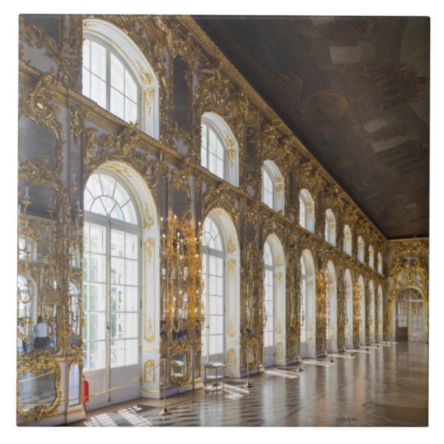 Carreau Palais de Catherine, détail de la Grande Salle (Devant)