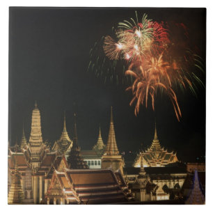 Carreau Palais d'Émeraude pendant la consécration du roi