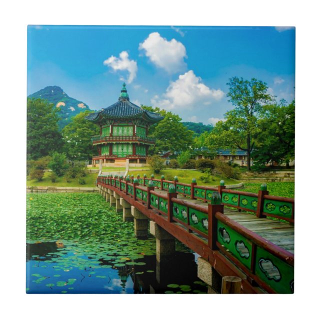 Carreau Palais Gyeongbokgung, Corée du Sud (Devant)