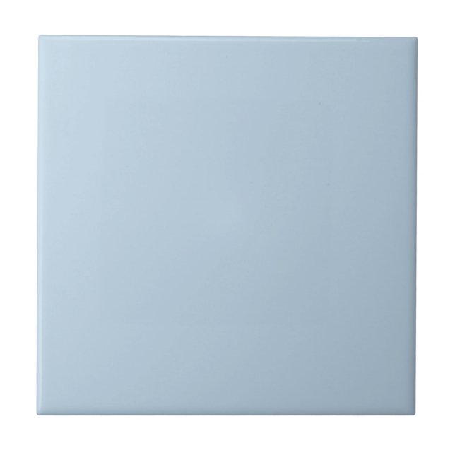 Carreau Pale Aqua Blue Solid Color Tile (Devant)
