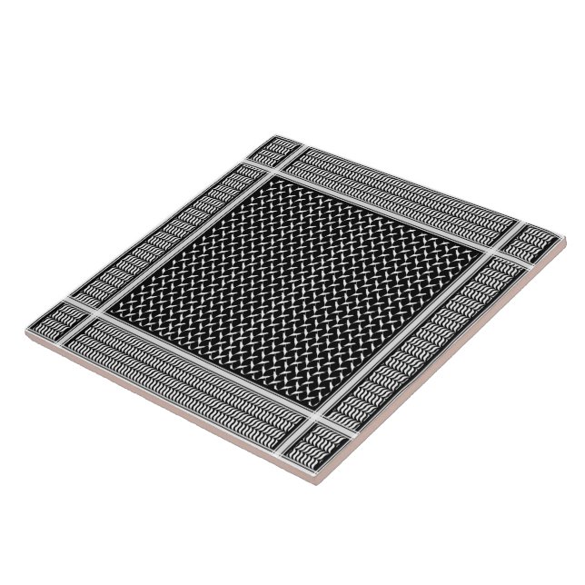 Carreau Palestinien Keffiyeh (Côté)