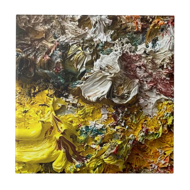 Carreau Palette de l'artiste #1 (Devant)