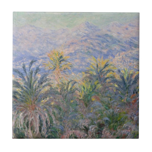 Carreau Palmiers de Claude Monet | chez Bordighera (Devant)