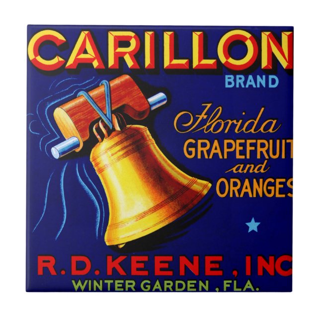 Carreau Pamplemousses de la Floride de carillon (Devant)