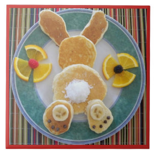 Carreau Pancake Rabat Petit-Déjeuner Fun Designer Tile Tri
