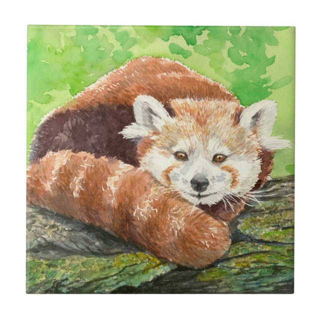 Carreau Panda rouge (Devant)