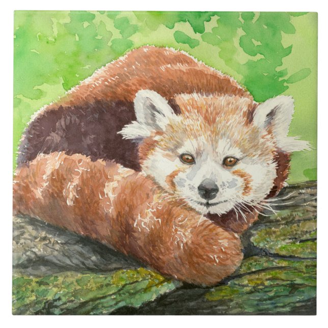 Carreau Panda rouge (Devant)