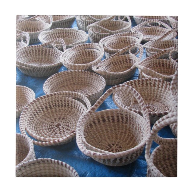 Carreau Paniers de Sc Sweetgrass de Charleston (Devant)