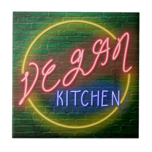 Carreau Panneau cuisine Neon Vegan