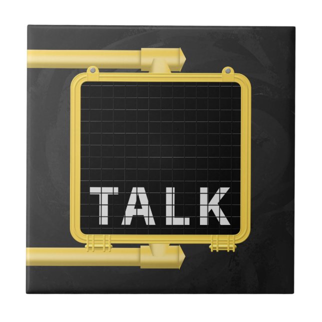 Carreau Panneau de signalisation New York Crosswalk (Devant)