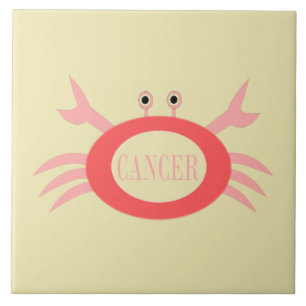 Carreau Panneau étoile Cancer Crabe Tile