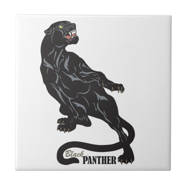 Carreau panthère noir (Devant)