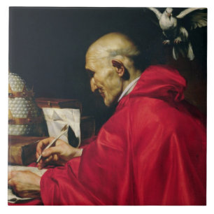 Carreau Pape Gregory le grand