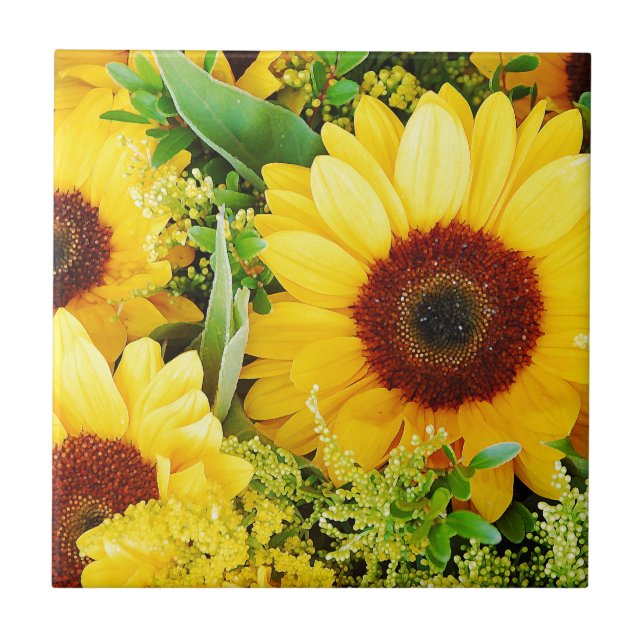Carreau Papier de tournesol jaune (Devant)
