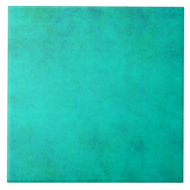 Carreau Papier parcheminé pourpre d'aquarelle de vert bleu (Devant)