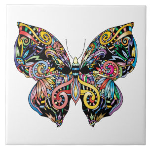 Carreau Papillon abstrait