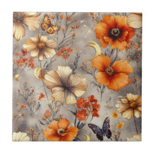 Carreau Papillon Fleur Sauvage Vintage (12)