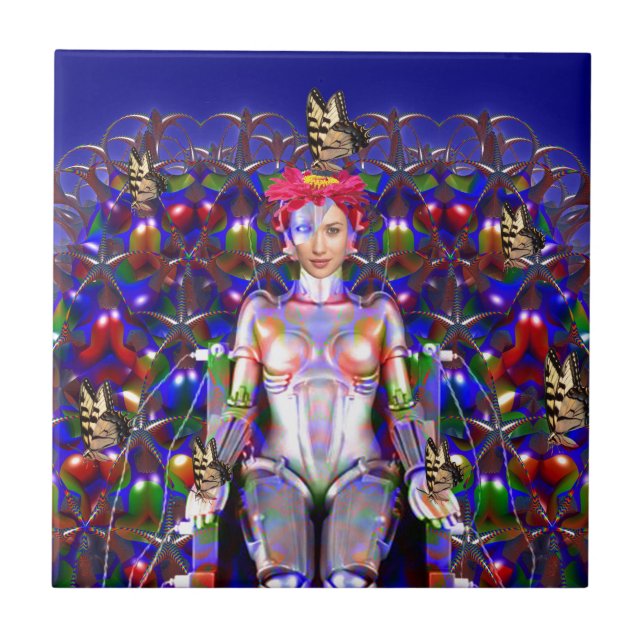 Carreau Papillon robot (Devant)