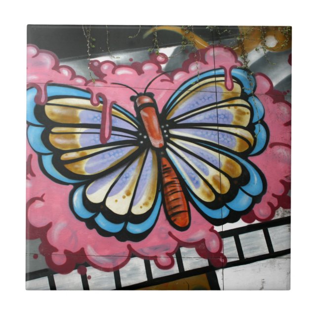 Carreau Papillon sur le film (Devant)