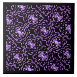 Carreau Papillon violet 31 Carrelage en céramique
