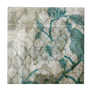 Carreau Papillons arabes VI