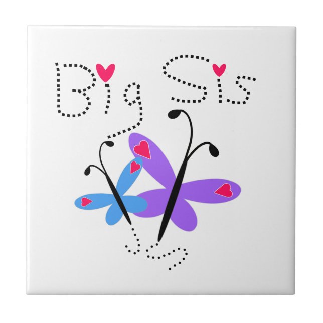 Carreau Papillons Big Sis Cadeaux (Devant)