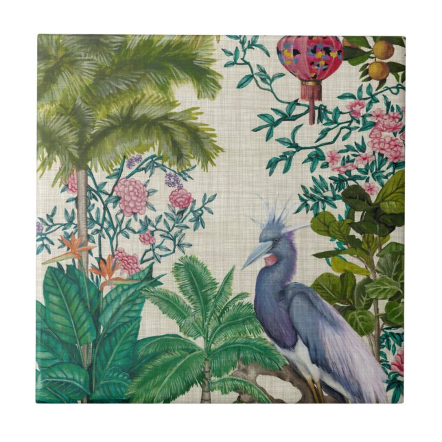 Carreau Paradise Chinoiserie (Devant)