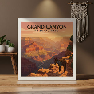 Carreau Parc national du Grand Canyon vintage