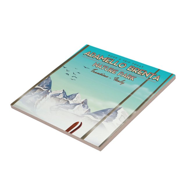 Carreau Parc naturel d'Adamello Brenta Italie Impression d (Côté)