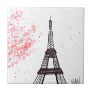 Carreau Paris Tour Eiffel France Décor cuisine Français