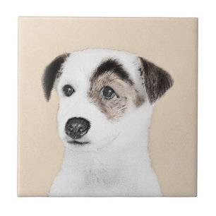 Carreau Parson Jack Russell Terrier Peinture - Chien Art