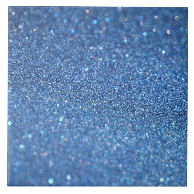 Carreau Parties scintillant Bleue Style brillant (Devant)