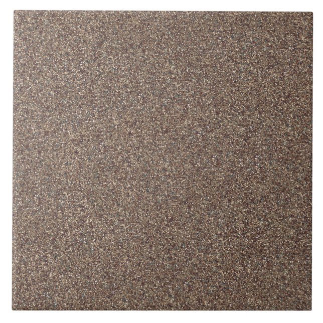 Carreau parties scintillant métallique en or rose (Devant)