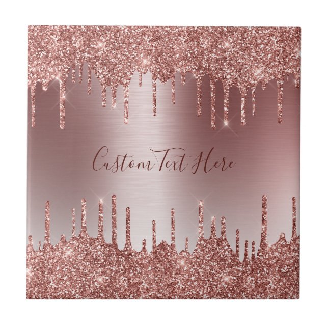 Carreau Parties scintillant rose Gold (Devant)