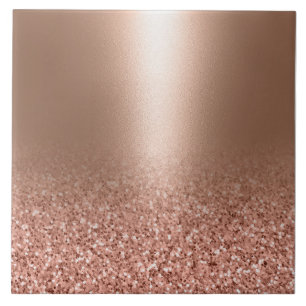 Carreau Parties scintillant rose rose Gold Faux