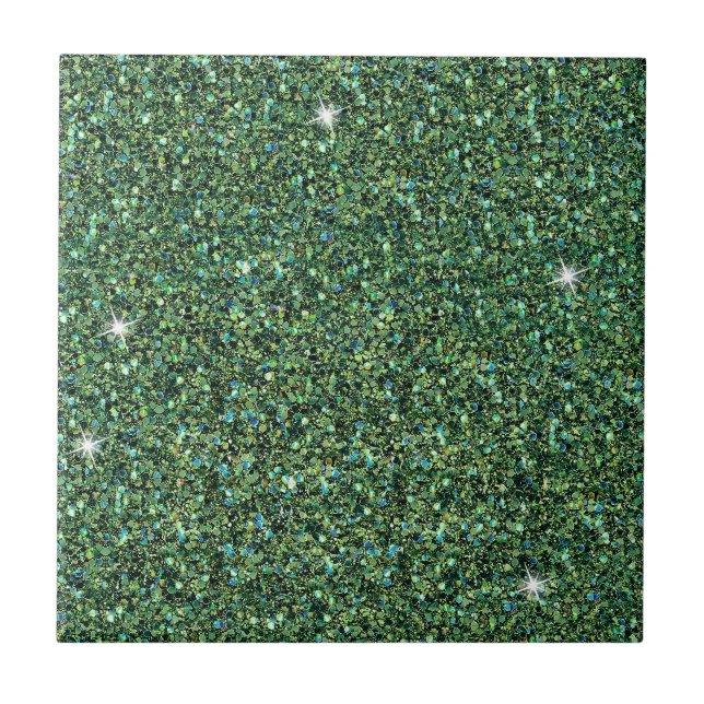 Carreau Parties scintillant Turquoise en bleu glam Étincel (Devant)