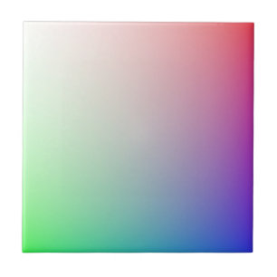 Carreau Pastel Ombre Couleurs Arc-en-ciel