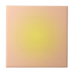 Carreau Pastel Poche Esthétique Orange Jaune Gradient